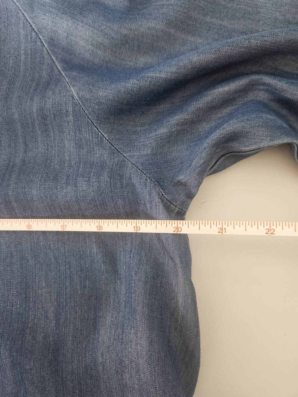 Alterd State Chambray Blouse, Size Large - Picture 6 of 7